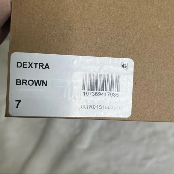 NWT STEVE MADDEN DEXTRA KNEE HIGH BOOTS POINTED TOE IN BROWN SIZE 7 - Picture 13 of 13